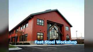 Steel Building Kit Fast Assembly Durable Workshop